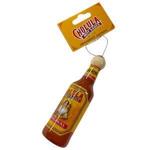 Cholula Hot Sauce Bottle Ornament Christmas Decor NWT